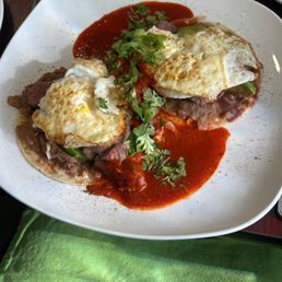 El Fuerte de Loreto Philly signature dishes ChilaquilesSteak And EggsTlacoyitos